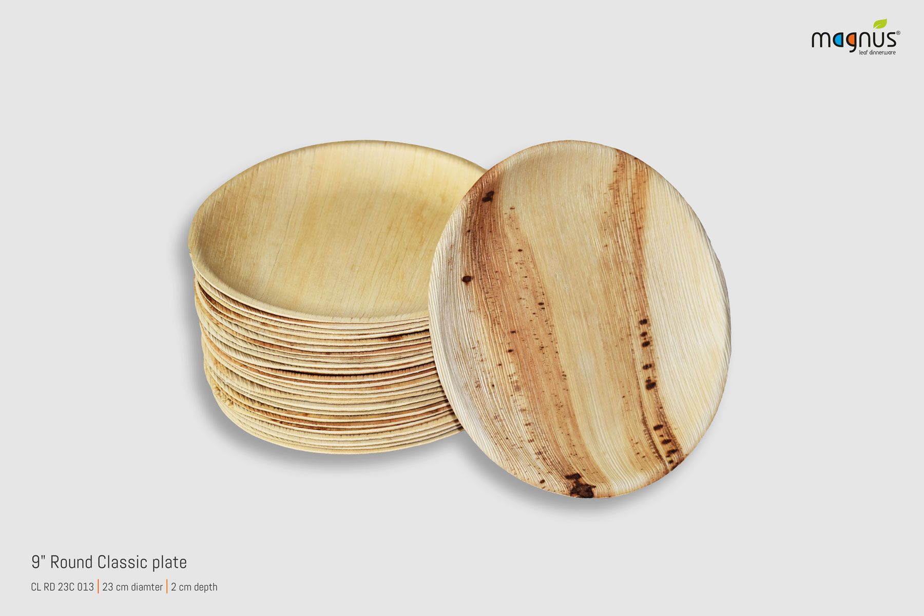 Round Palm leaf Plates - 9i Round Plate