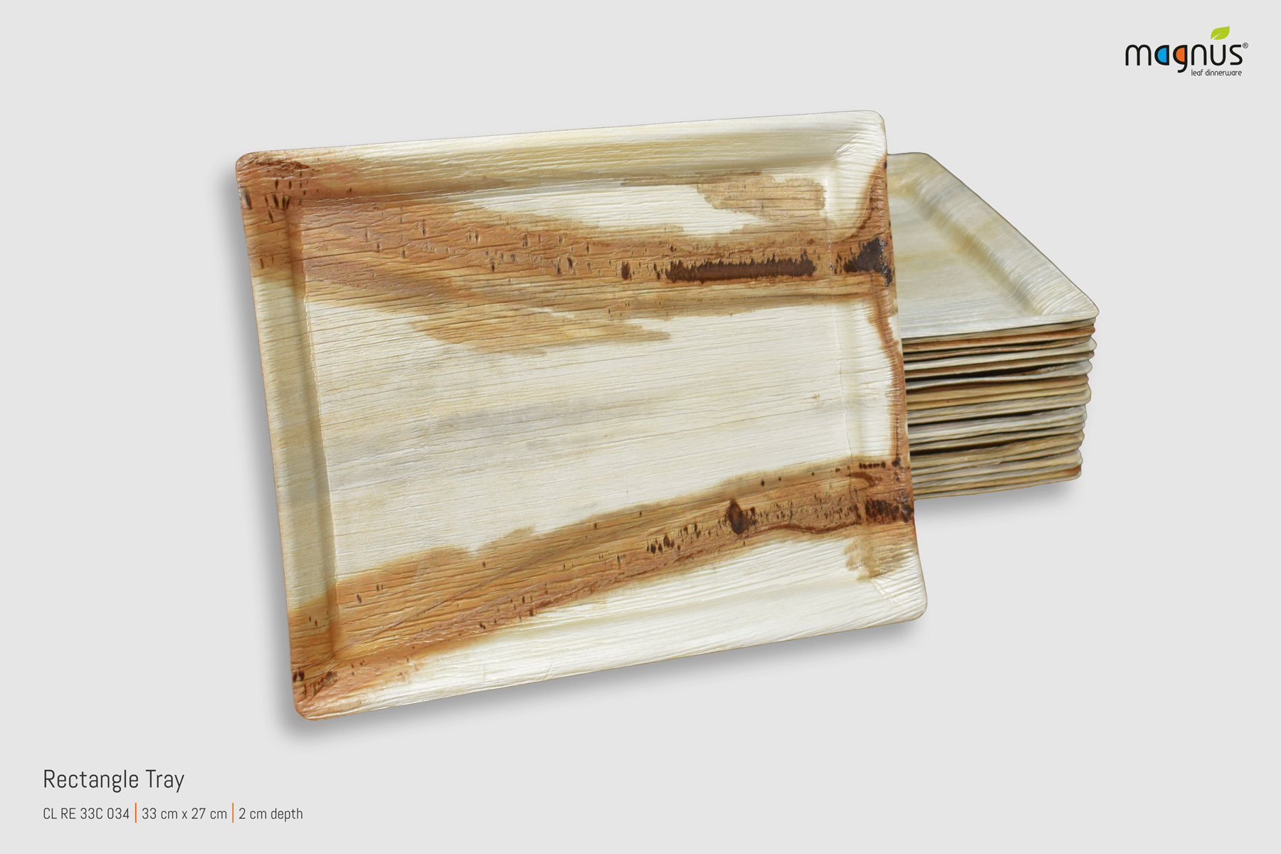 Rectangle Palm leaf Plates - Rectangle Tray