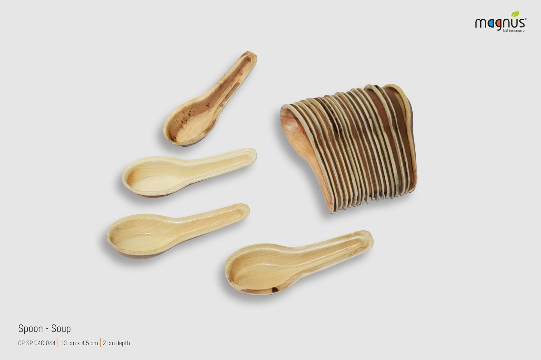 Palm leaf Plates - Soup Spoon